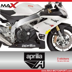 2 Aufkleber APRILIA LOGO RS4 RSV4 TUONO SHIVER DORSODURO