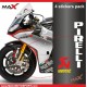 Sticker Pack 4 logo APRILIA RS4 RSV4 TUONO SHIVER DORSODURO