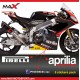 2 Sticker APRILIA LOGO  RS4 RSV4 TUONO SHIVER DORSODURO
